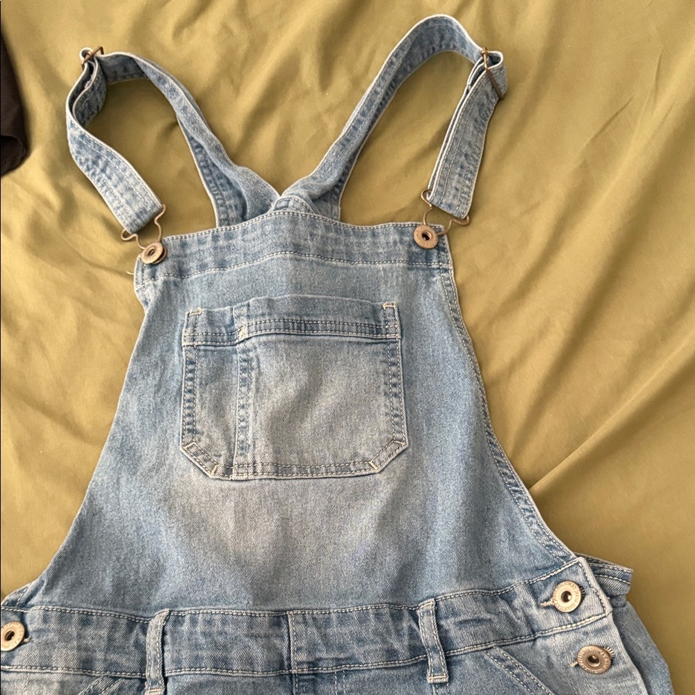 Highway Jeans Light Blue Denim Overalls